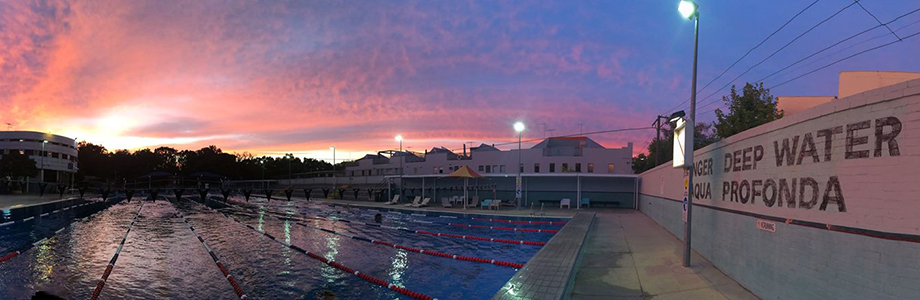 Fitzroy Swimming Pool sunrise panorama picture